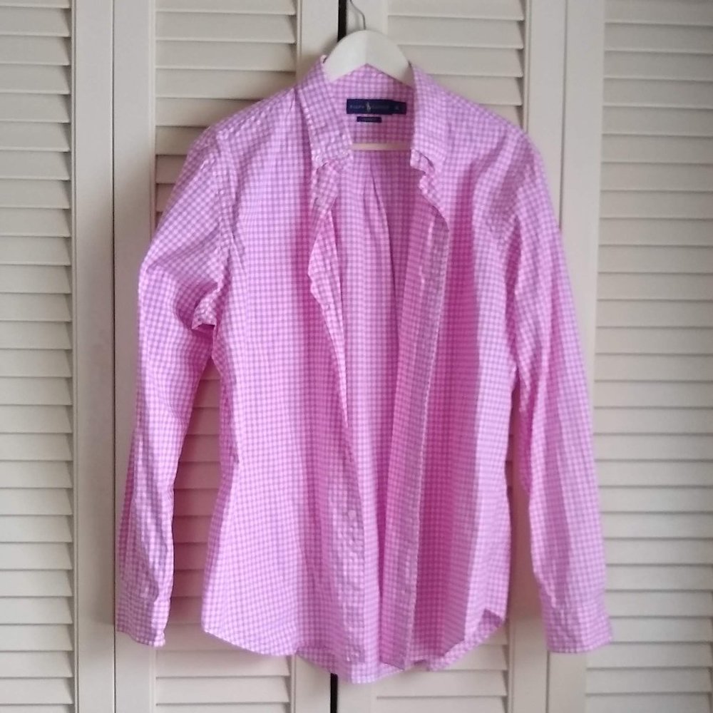 Ralph Lauren Men's Custom Fit Plaid Shirt